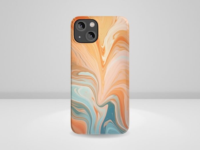 Abstract Pastel Phone Case - Image 5