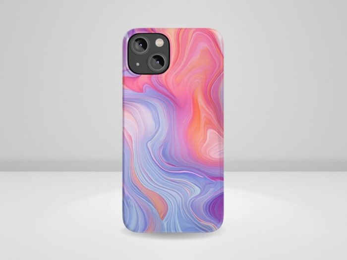 Abstract Pastel Phone Case - Image 4